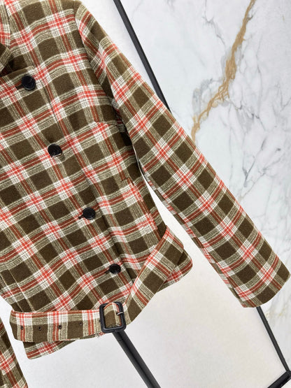 Sain 25fw plaid jacket