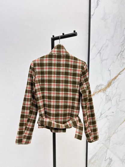 Sain 25fw plaid jacket
