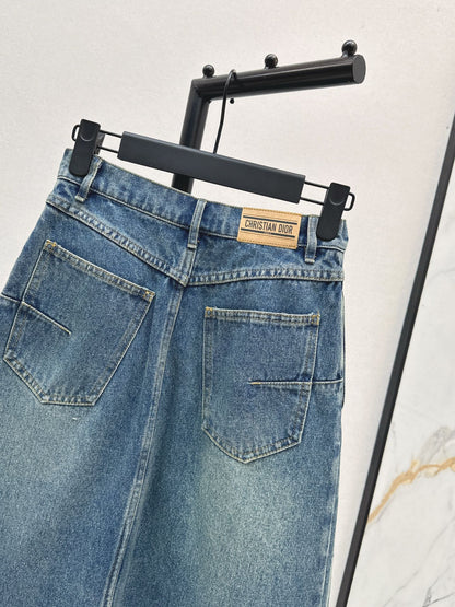 CD 25fw denim skirt