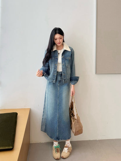 CD 25fw denim skirt