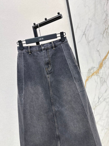 CD 25fw denim skirt