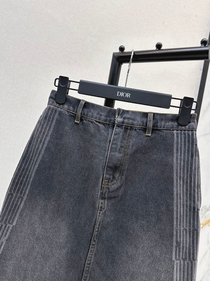 CD 25fw denim skirt