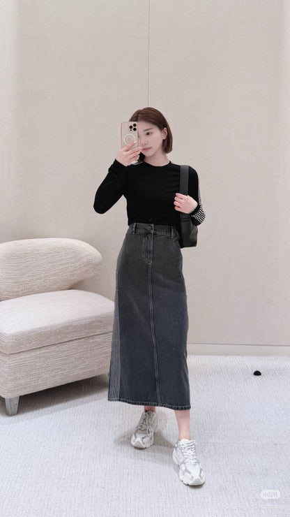 CD 25fw denim skirt