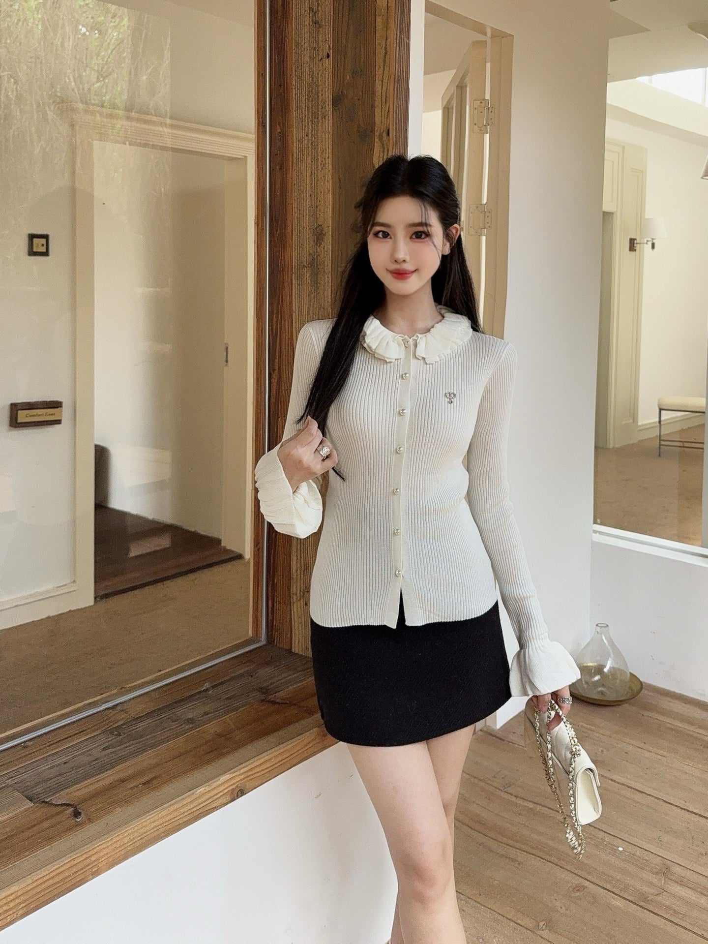 CD 25fw knitted shirt