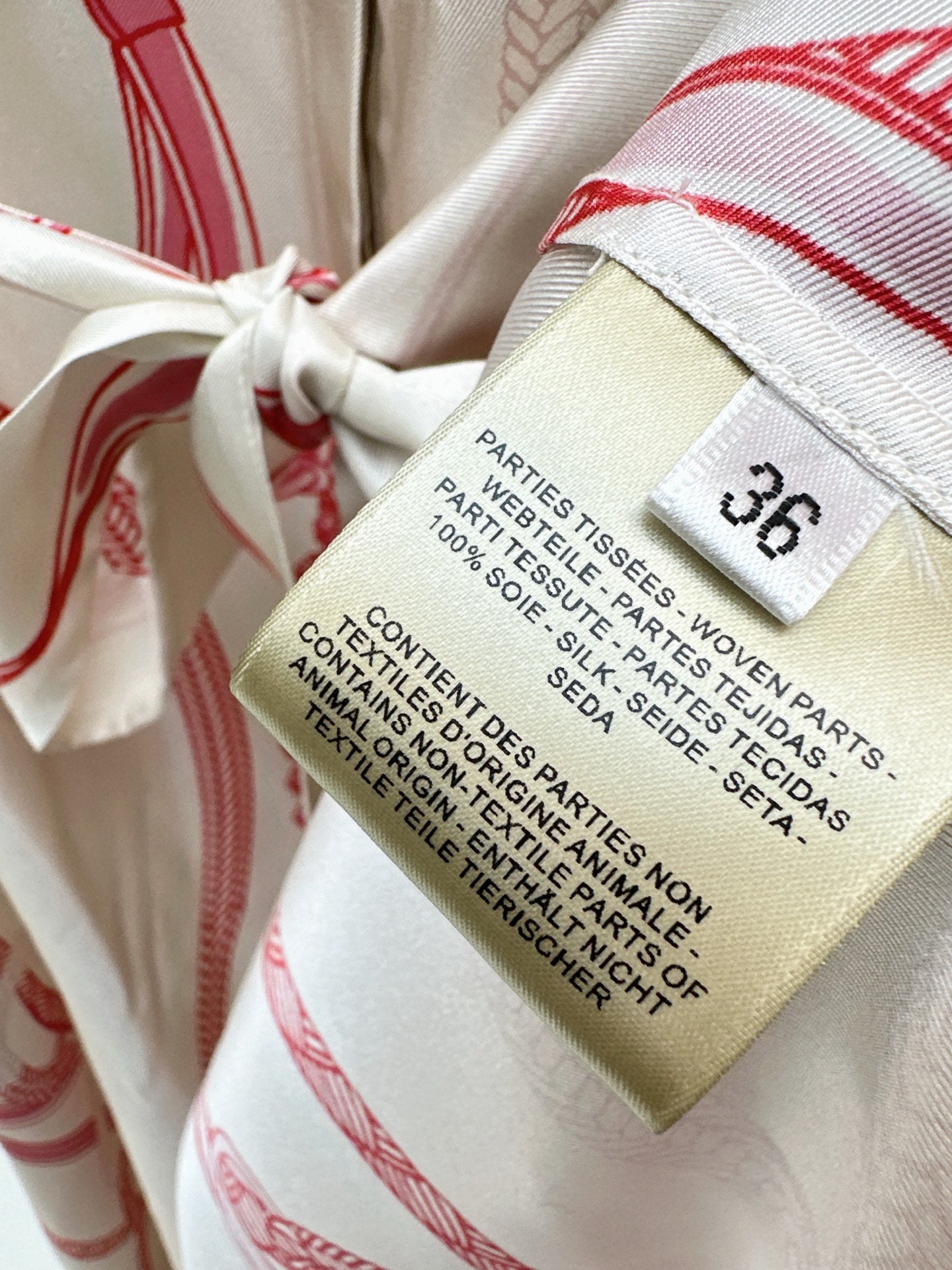 Herm 25fw silk dress