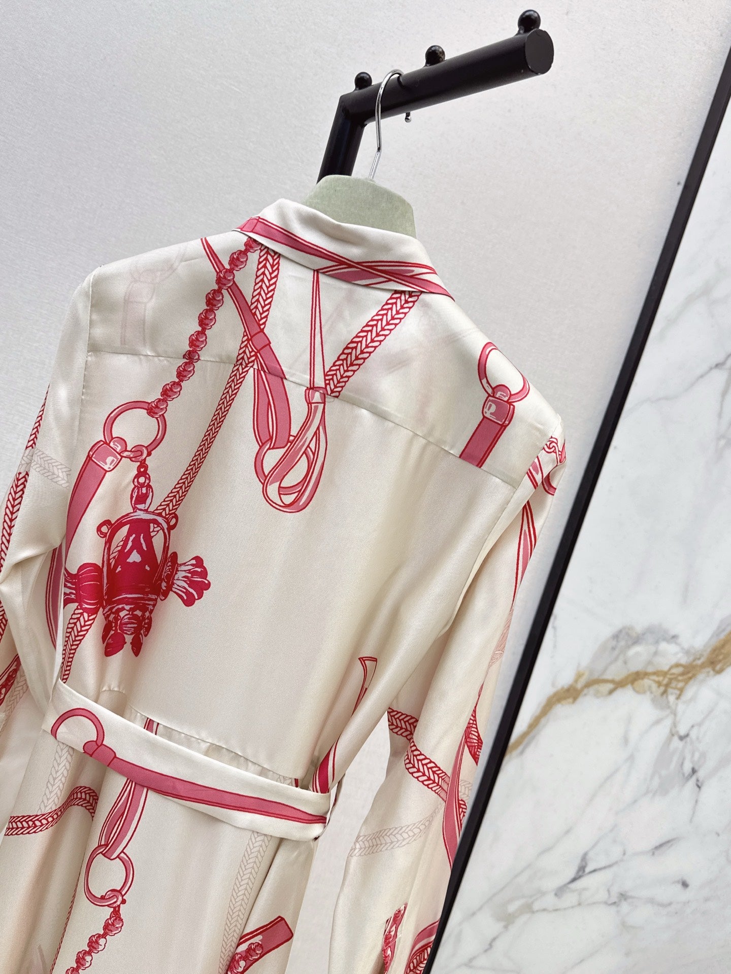 Herm 25fw silk dress