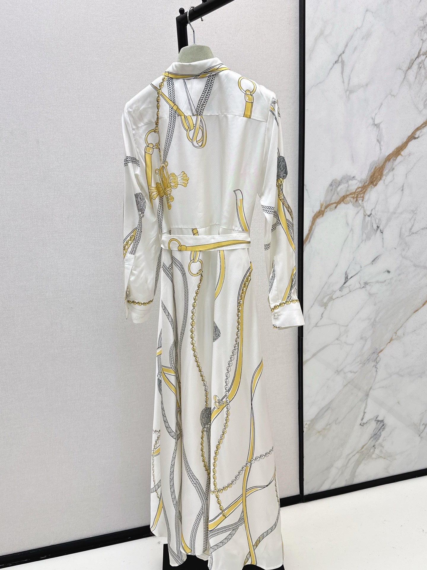 Herm 25fw silk dress