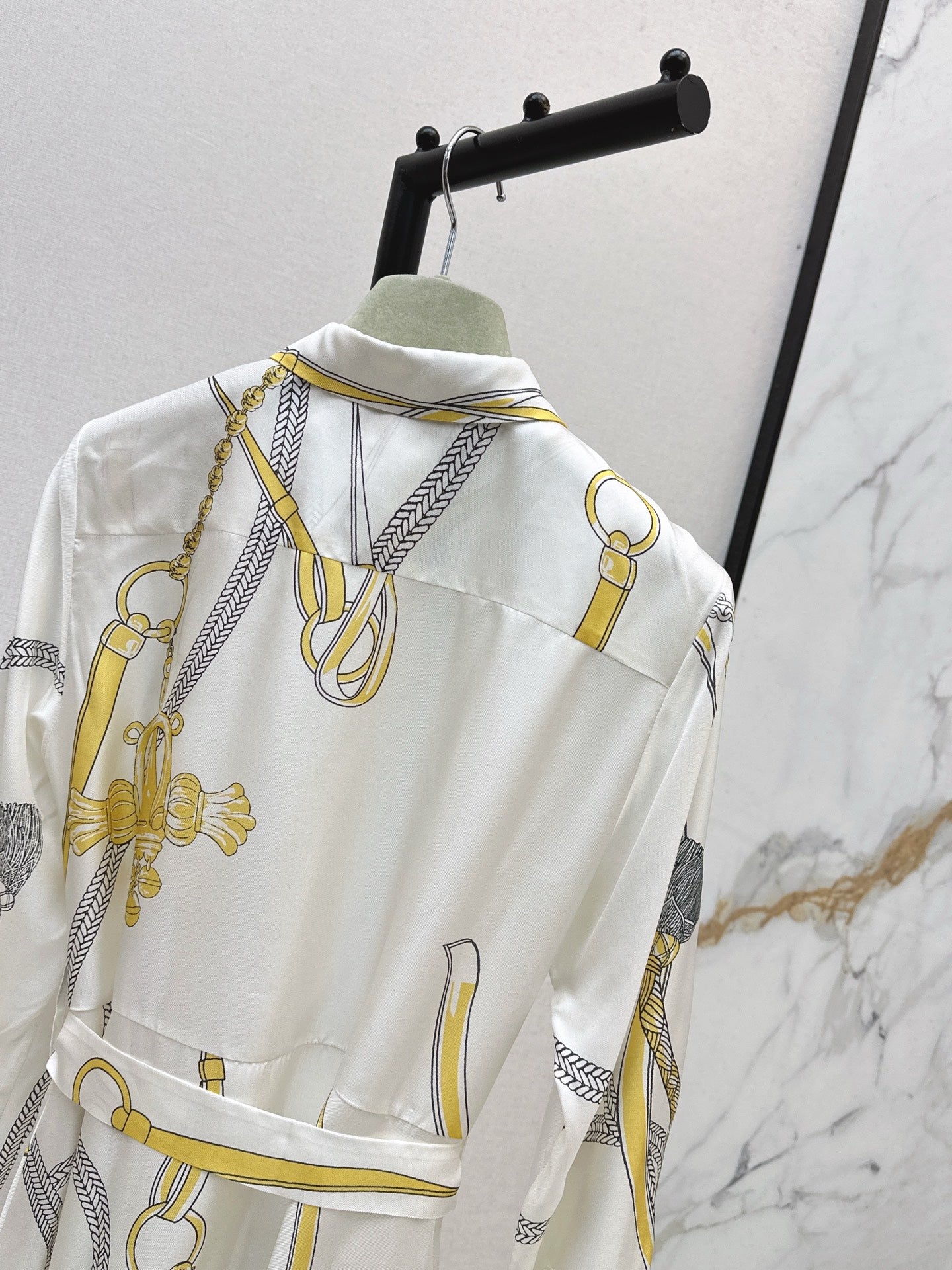 Herm 25fw silk dress