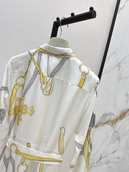 Herm 25fw silk dress