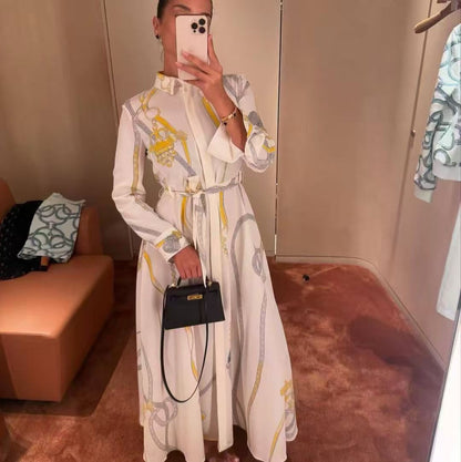 Herm 25fw silk dress
