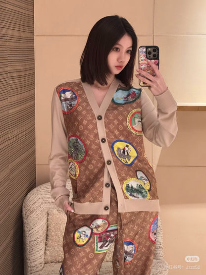 Louis 25fw knitted cardigan
