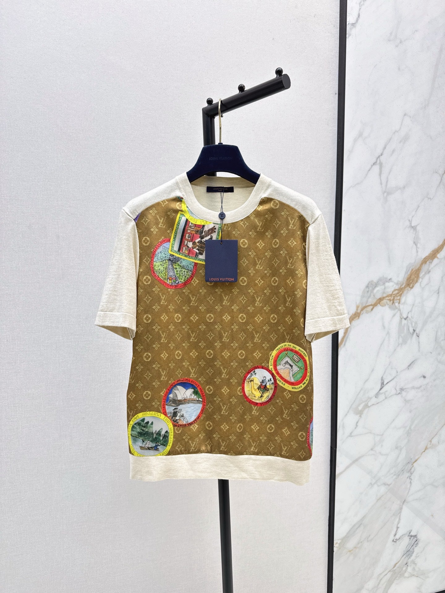 Louis 25fw knitted t-shirt