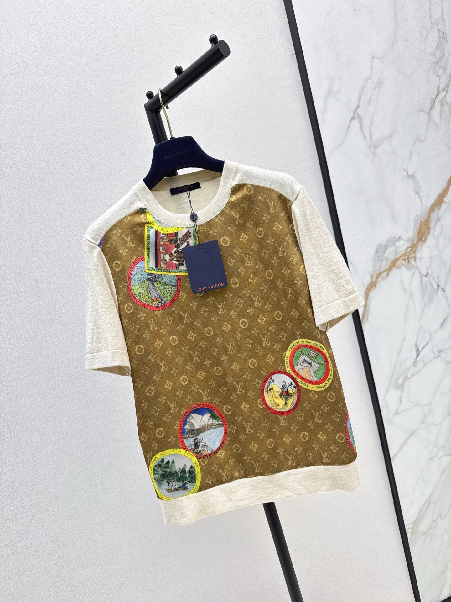 Louis 25fw knitted t-shirt