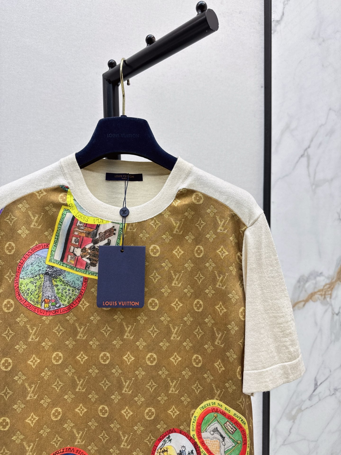 Louis 25fw knitted t-shirt