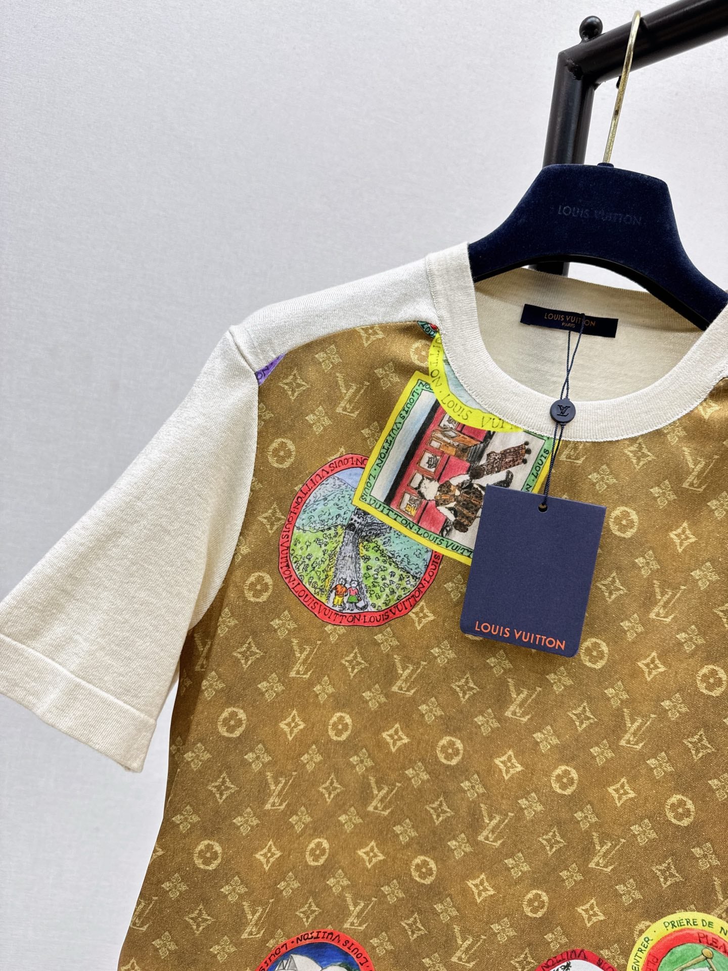 Louis 25fw knitted t-shirt
