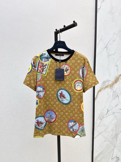 Louis 25fw printed t-shirt