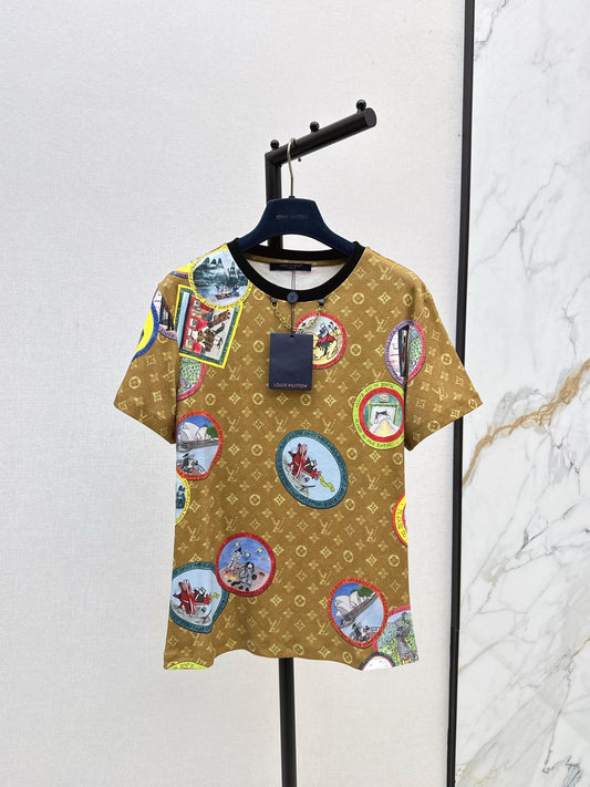 Louis 25fw printed t-shirt