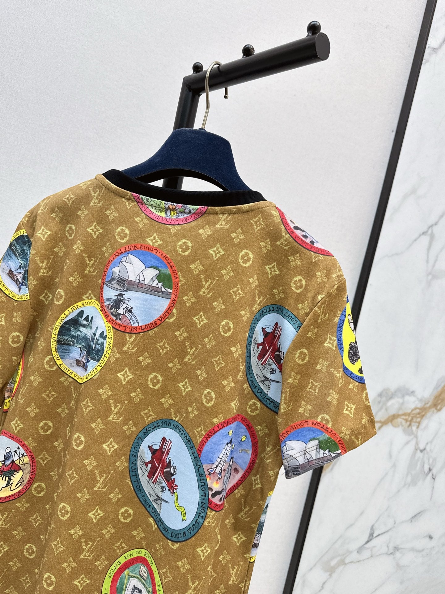 Louis 25fw printed t-shirt