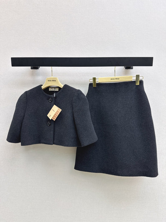 Miu 25fw wool suit