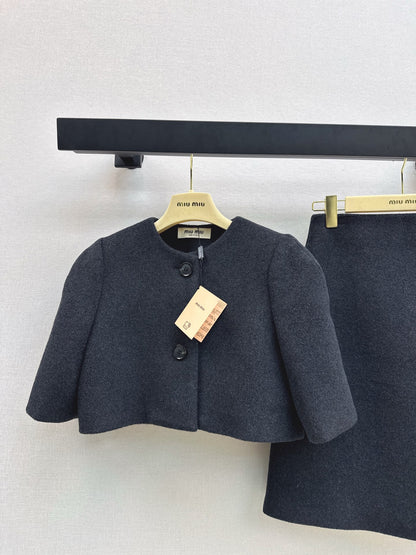 Miu 25fw wool suit