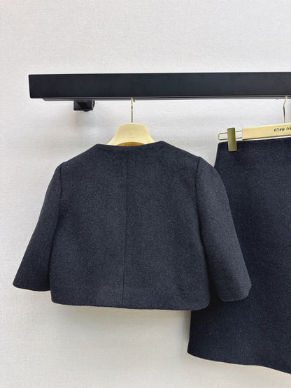 Miu 25fw wool suit