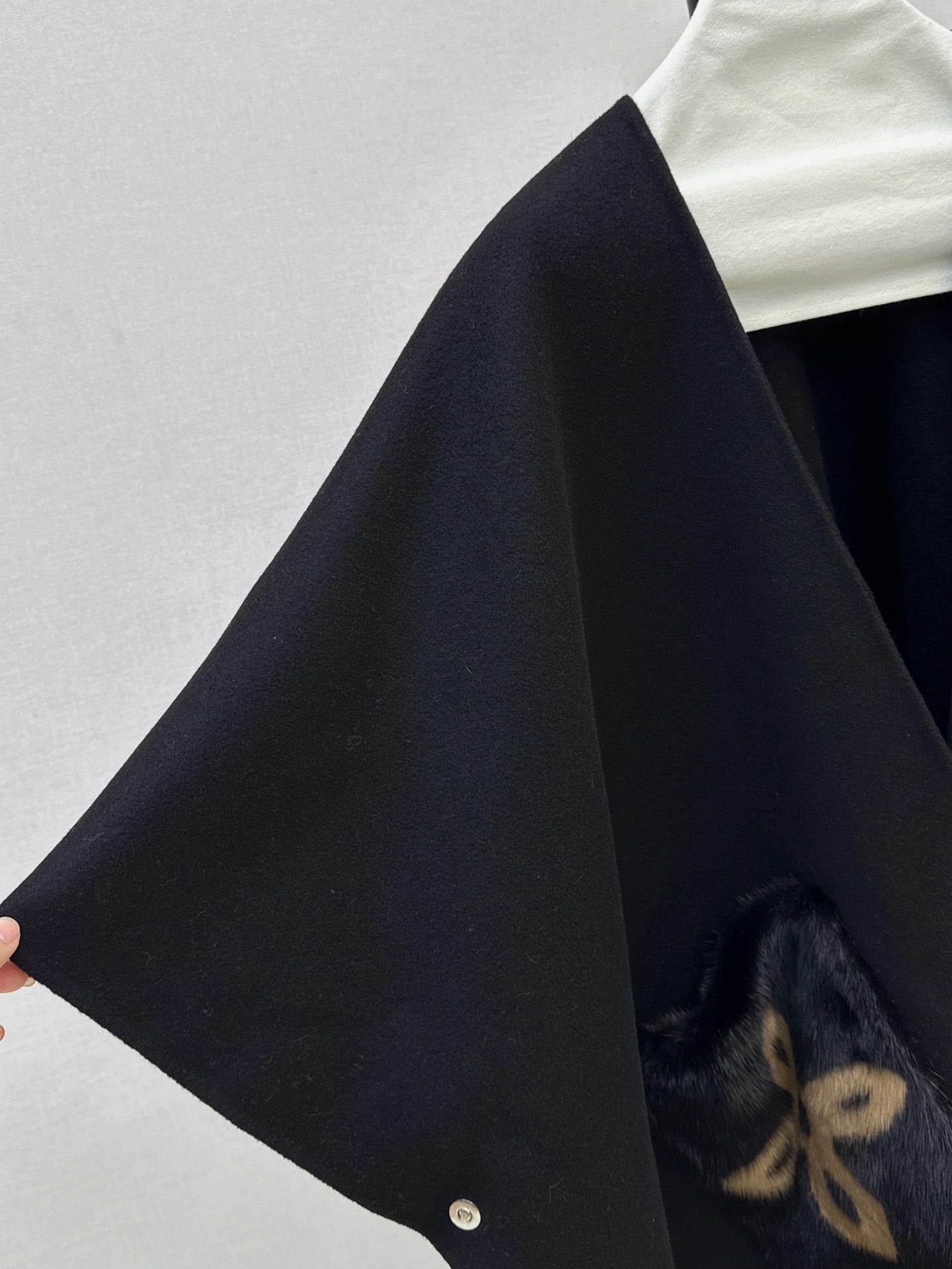 Loro 25fw wool cape coat