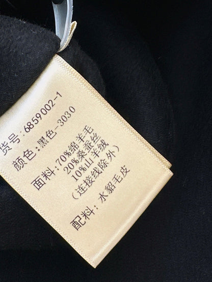 Loro 25fw wool cape coat