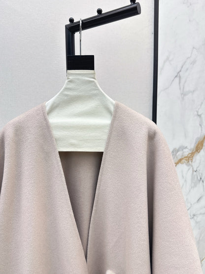 Loro 25fw wool cape coat