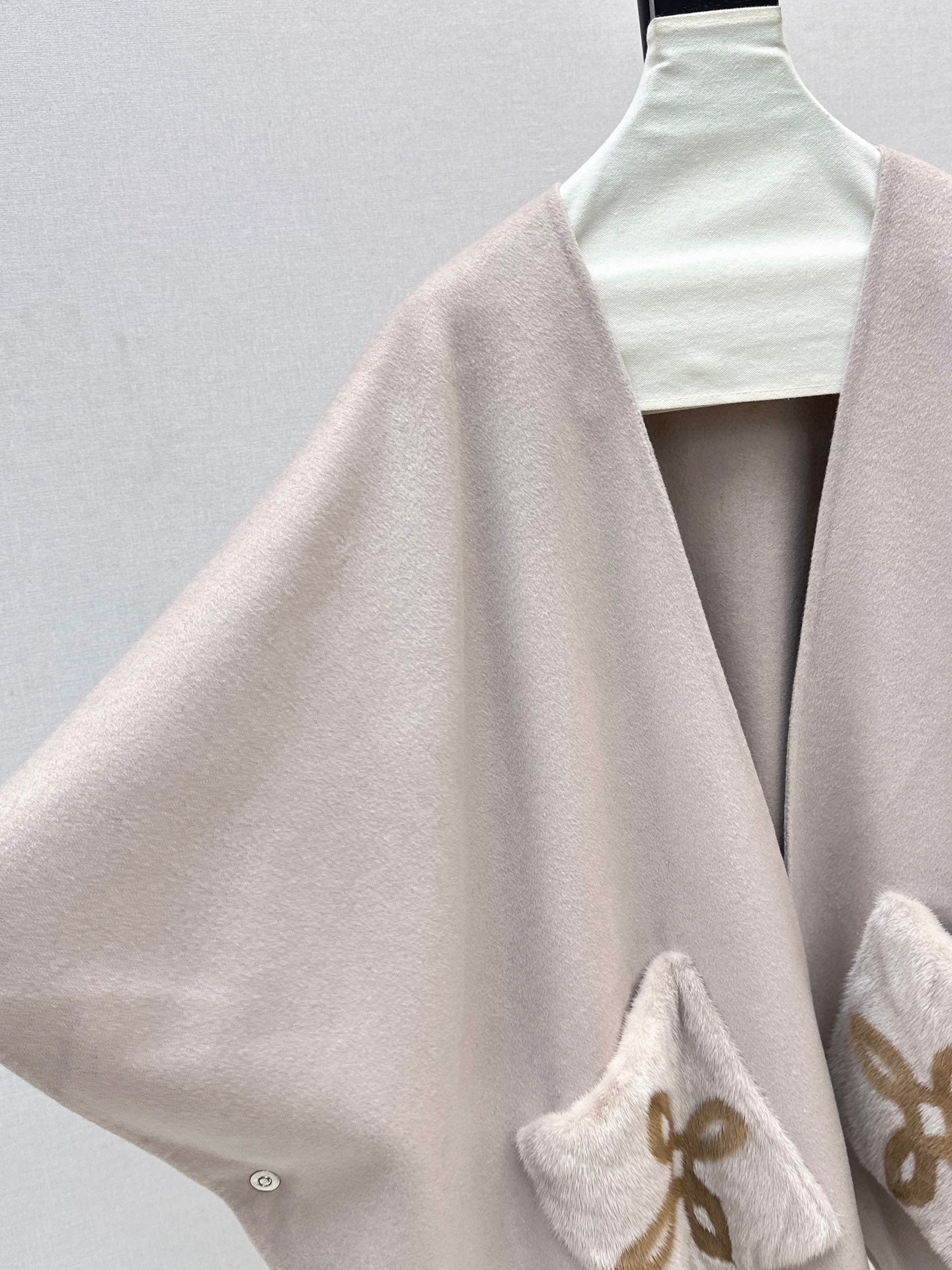 Loro 25fw wool cape coat