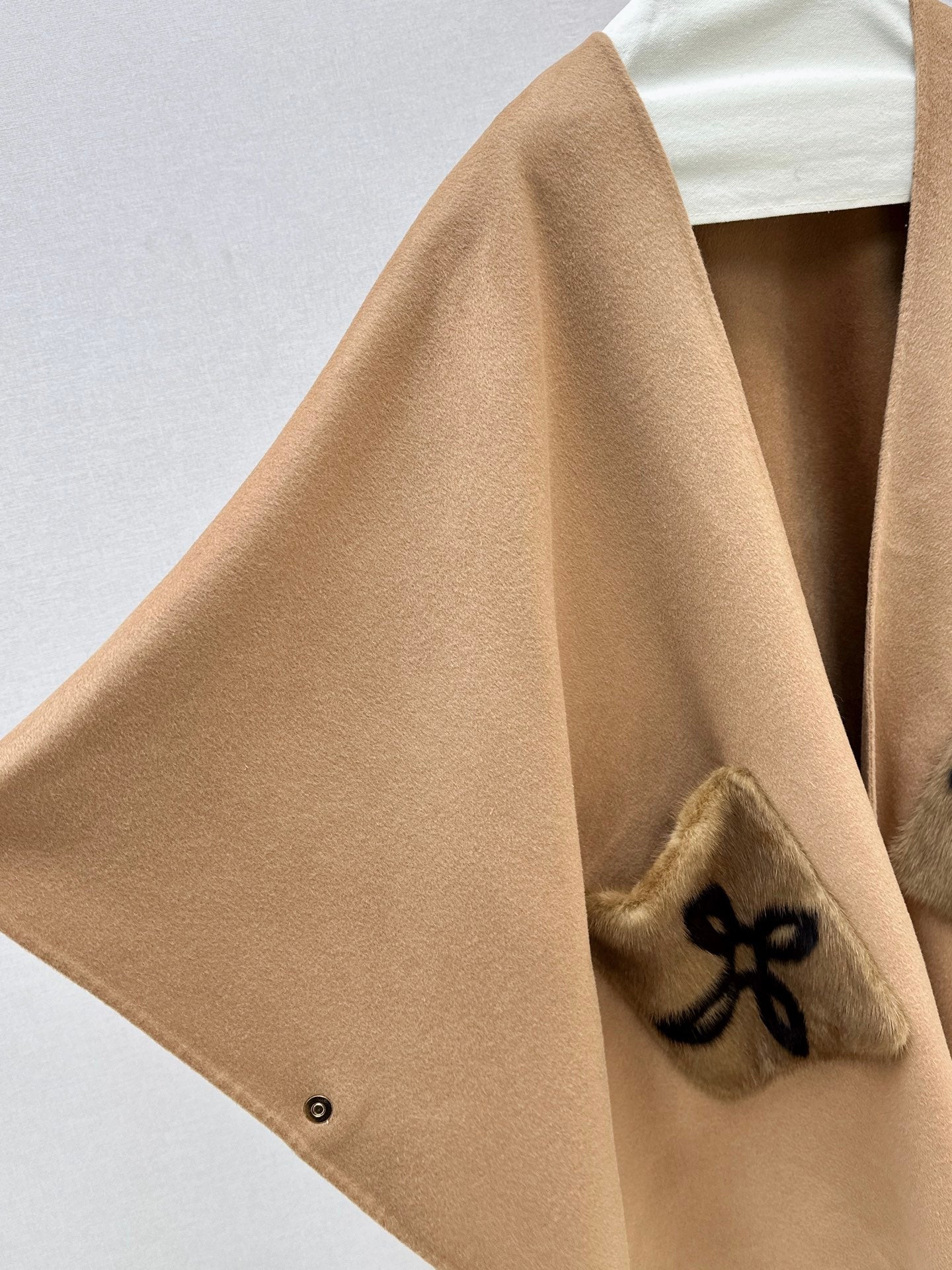 Loro 25fw wool cape coat