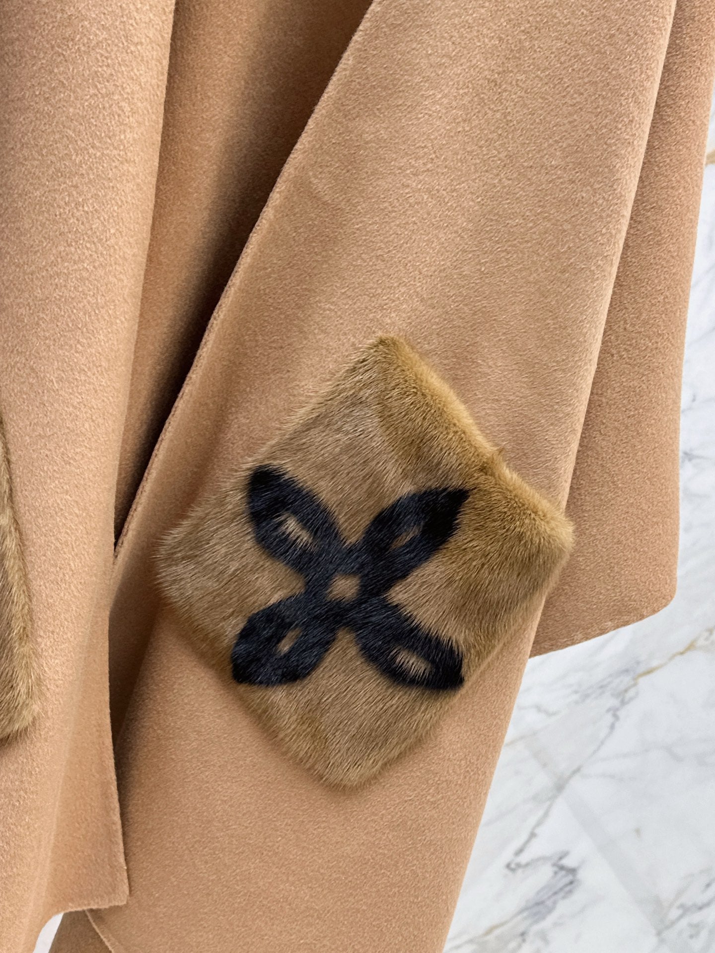 Loro 25fw wool cape coat