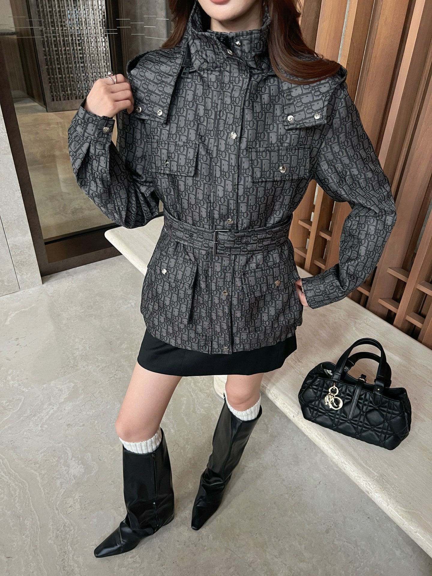 CD 25fw jacquard jacket