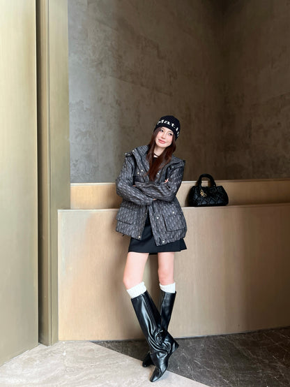 CD 25fw jacquard jacket