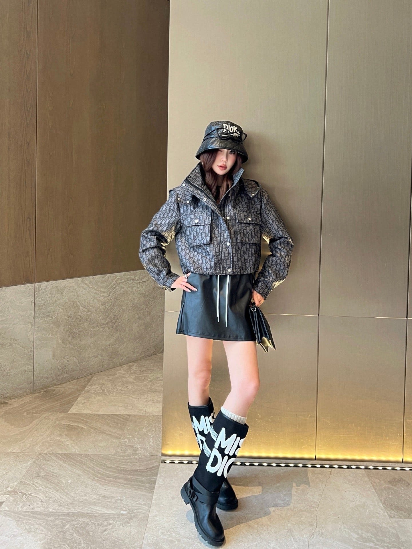 CD 25fw jacquard jacket