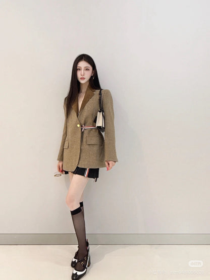 Thom 25fw blazer vest set