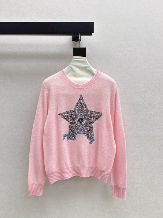 CD 25fw embroidered sweater