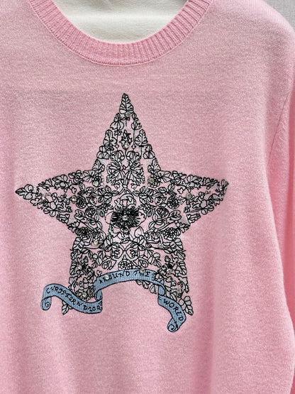 CD 25fw embroidered sweater