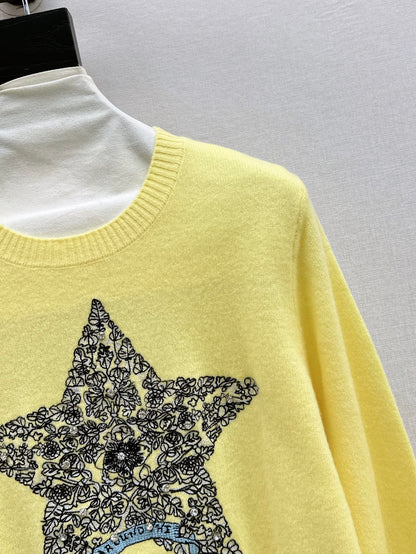 CD 25fw embroidered sweater