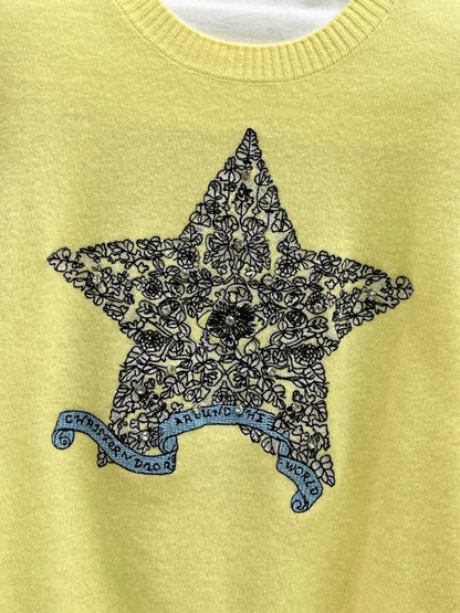 CD 25fw embroidered sweater