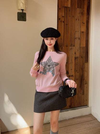 CD 25fw embroidered sweater