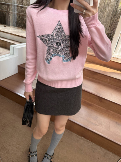 CD 25fw embroidered sweater