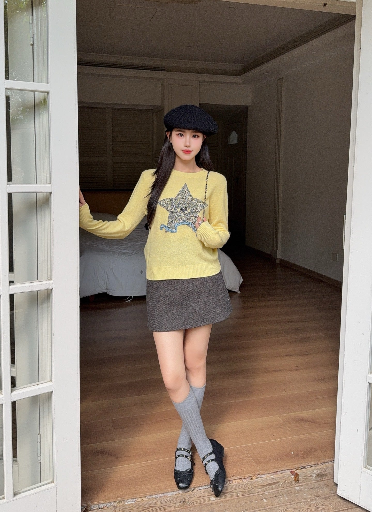 CD 25fw embroidered sweater