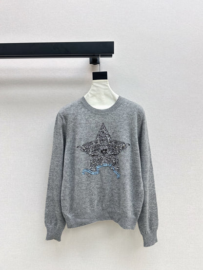 CD 25fw embroidered sweater
