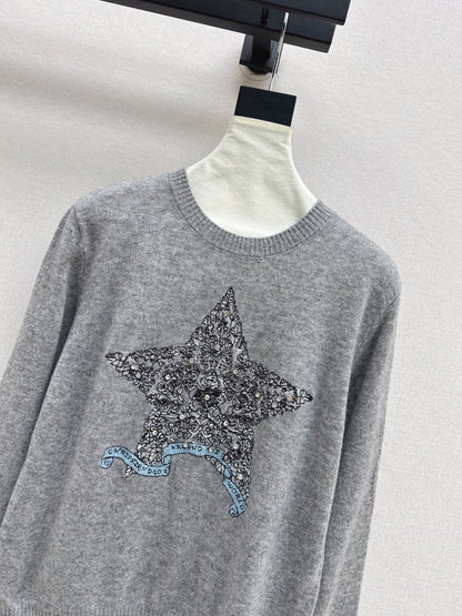 CD 25fw embroidered sweater