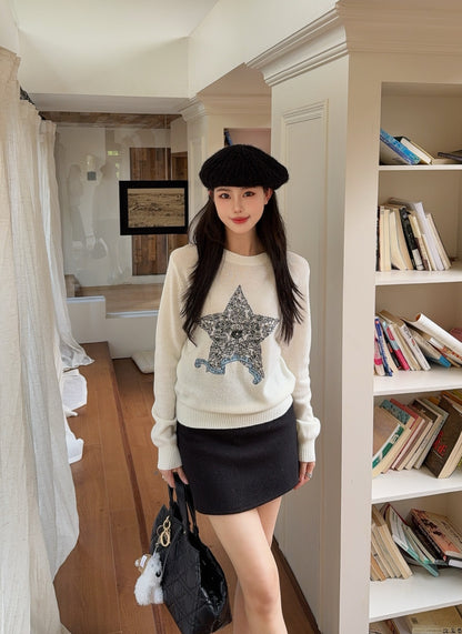 CD 25fw embroidered sweater