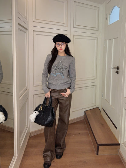CD 25fw embroidered sweater