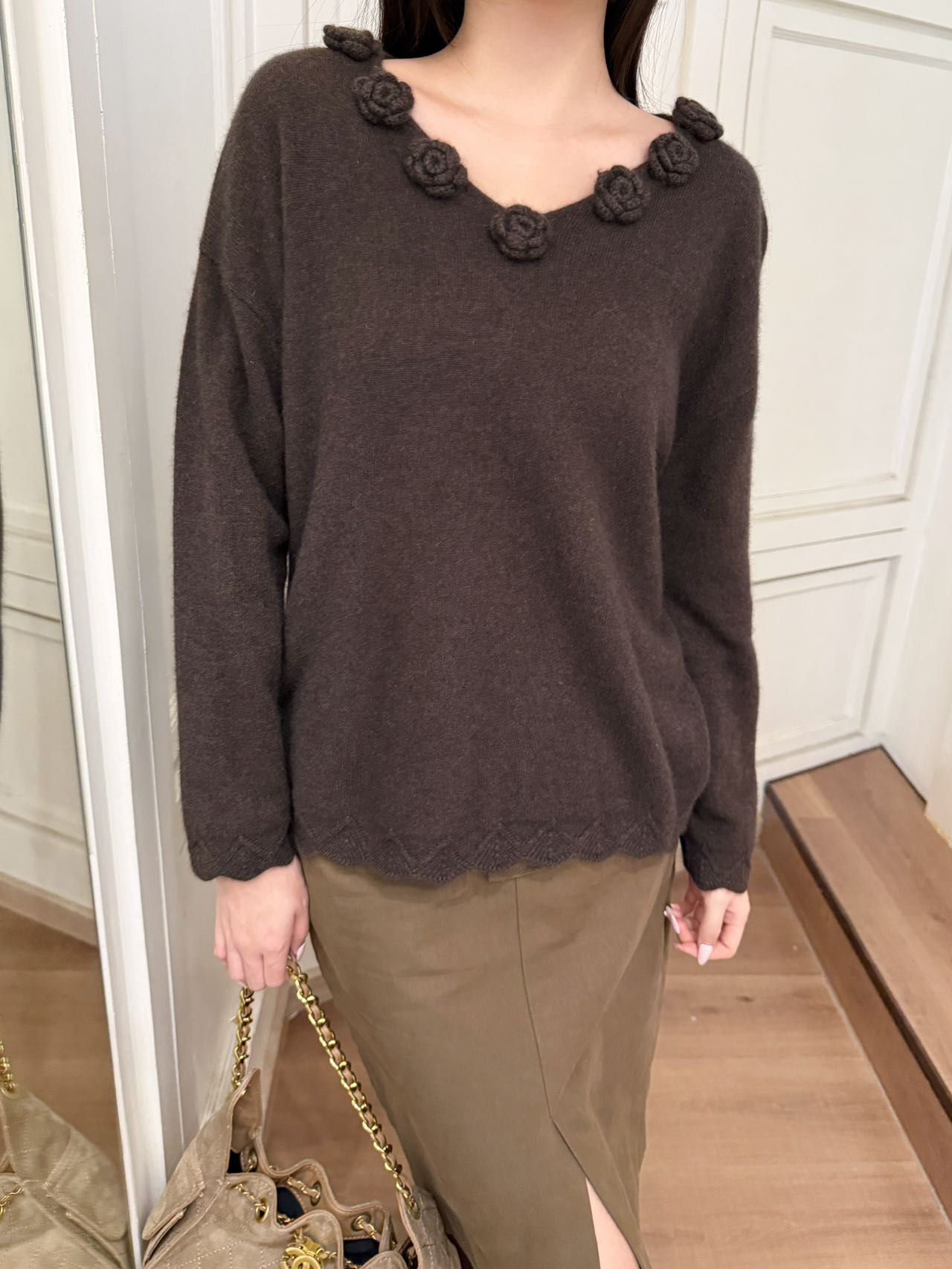 Chan 25fw knitted sweater