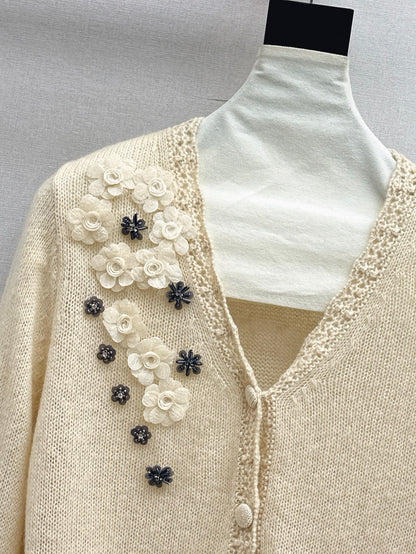 Chan 25fw knitted cardigan