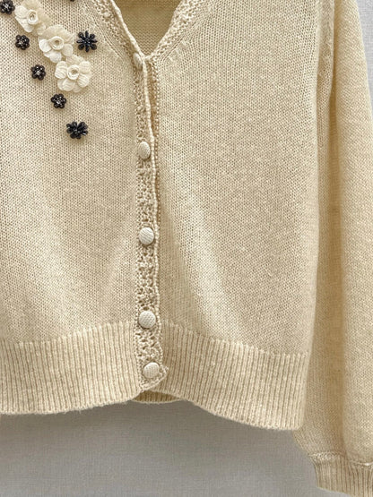 Chan 25fw knitted cardigan
