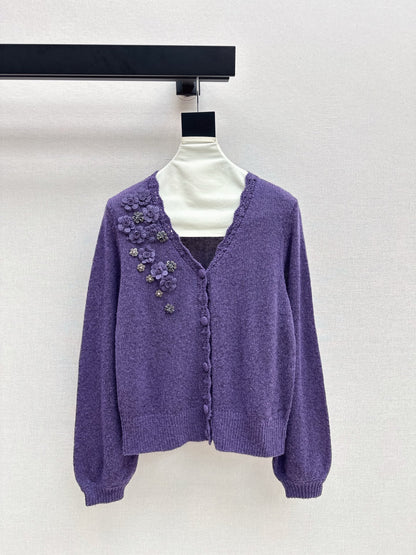 Chan 25fw knitted cardigan